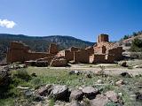 Spanisch church and Pueblo : New Mexico